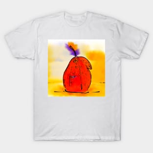 Orange Pear Watercolor T-Shirt